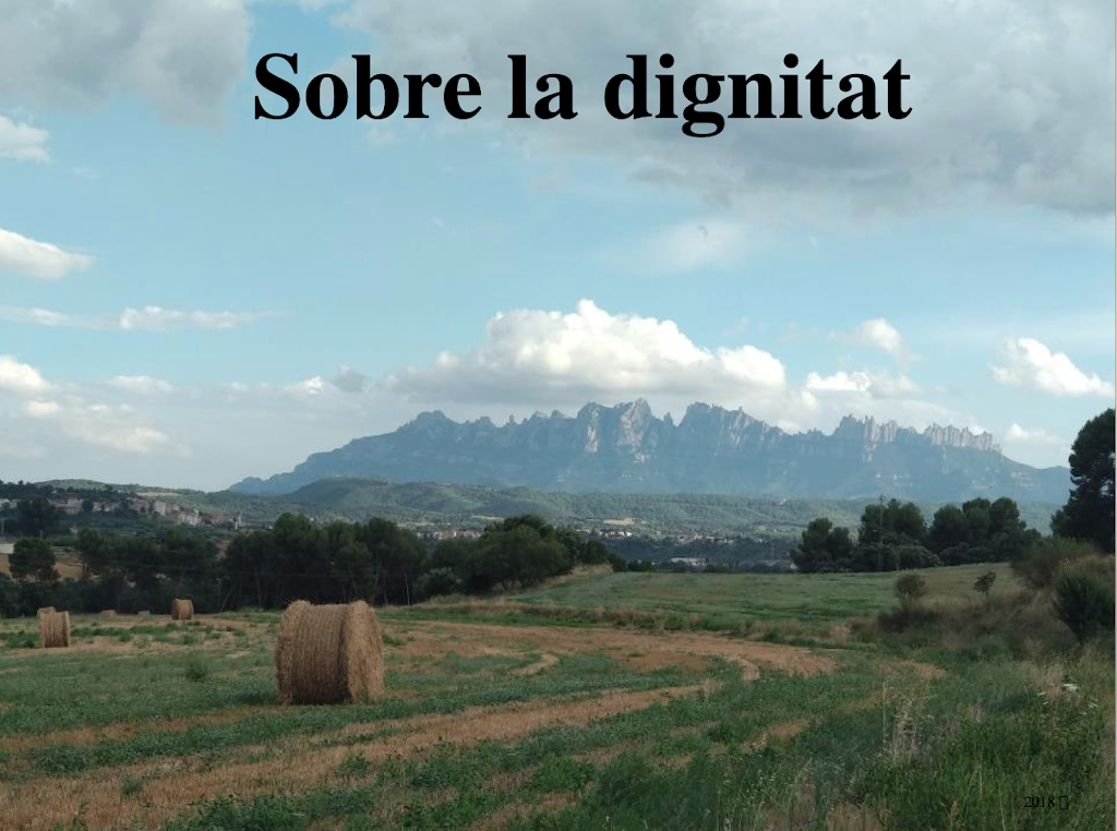 Sobre la dignitat